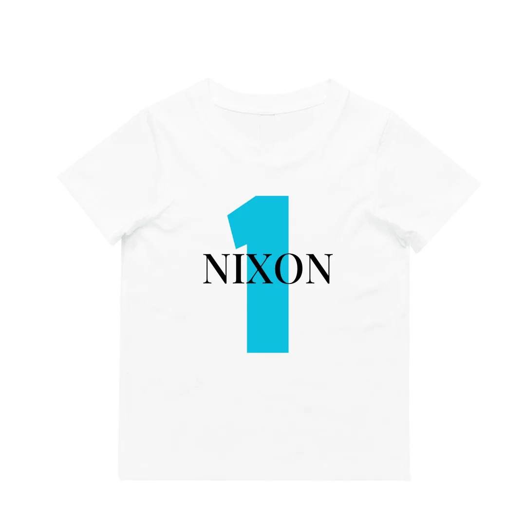 MLW By Design - Personalised Birthday Tee | Blue or Pink - Image 4