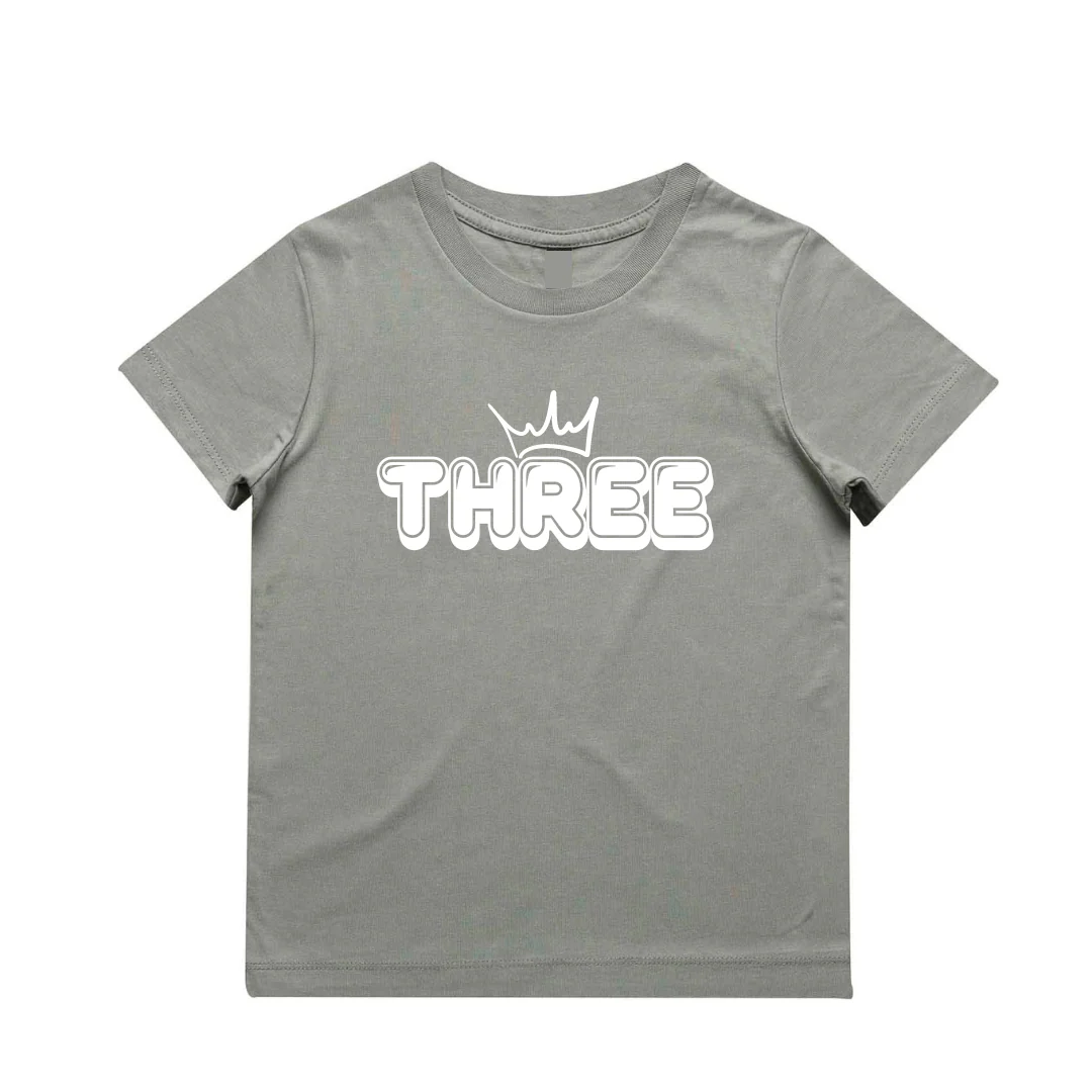 MLW By Design - Personalised Crown Birthday Tee | Various Ages & Colours - Image 6