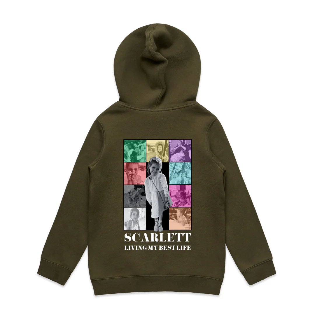 MLW By Design - Personalised Eras Fleece Hoodie | Various Colours - Image 2