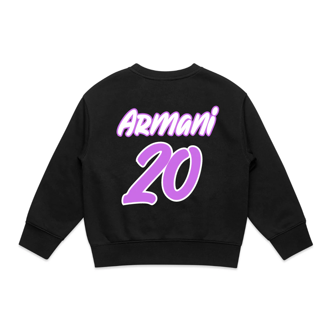 MLW By Design - Personalised Jersey Fleece Oversized Crew - Image 3