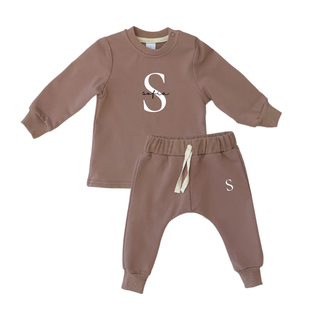 MLW By Design - Personalised Luxe Tracksuit | Swiss Mocha