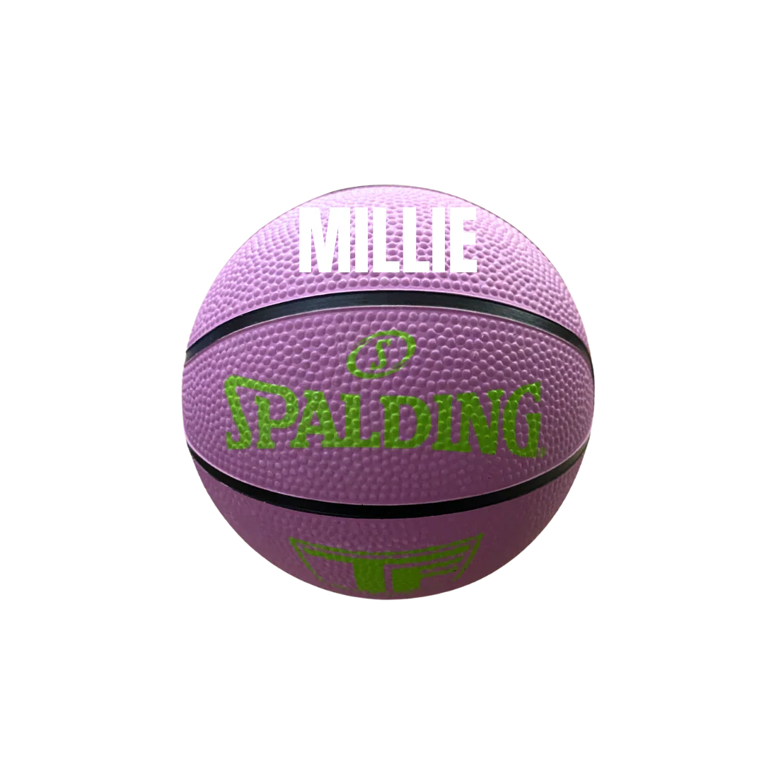 MLW By Design - Personalised Mini Basketball | Pastel Colours *LIMITED EDITION* - Image 4