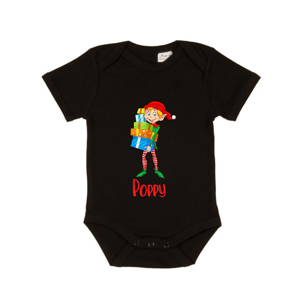 MLW By Design - Personalised Santa's Little Helper - Girl | White or Black - Image 2