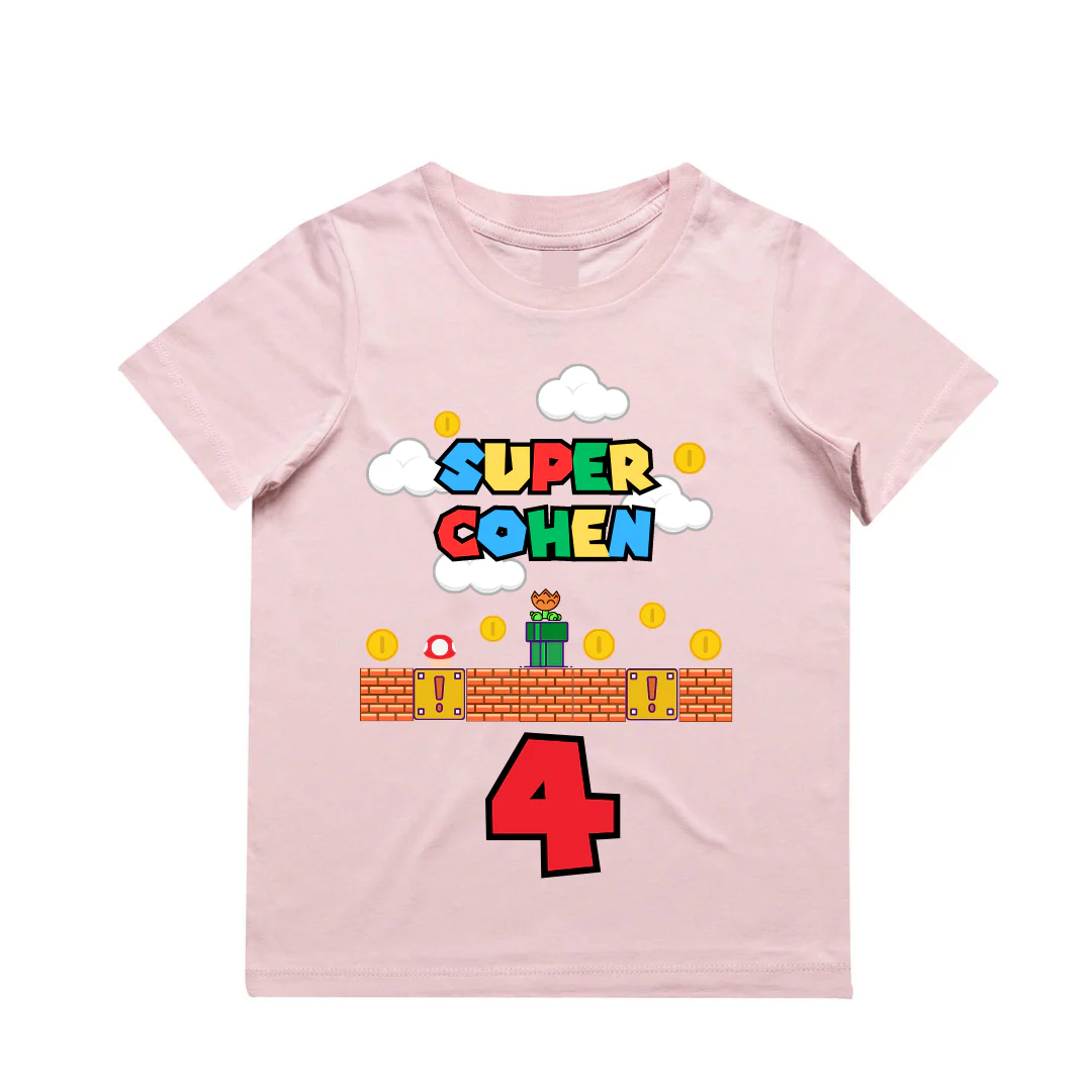 MLW By Design - Personalised SUPER Birthday Tee | Various Ages & Colours - Image 3