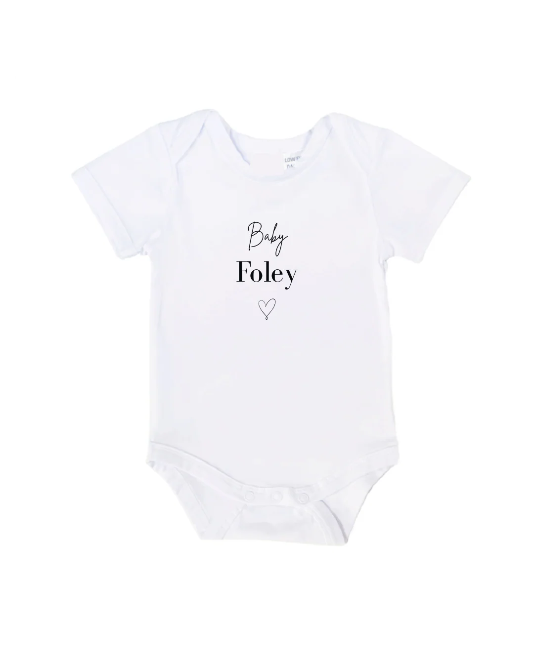 MLW By Design - Pregnany Announcement Personalised Bodysuit | Various Colours - Image 3