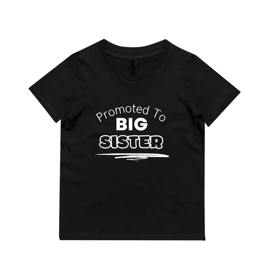 MLW By Design - Promoted To Big Sister Tee | Various Colours - Image 3