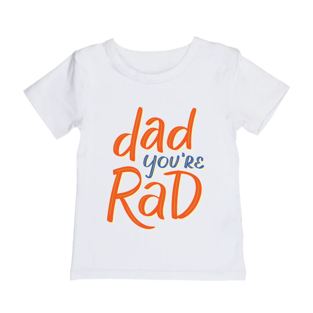 MLW By Design - Dad You're Rad Tee | Black or White - Image 2