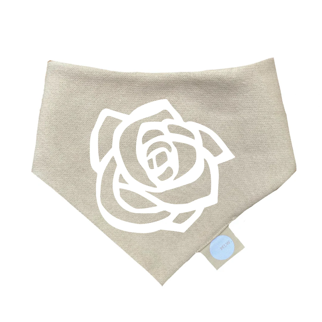 MLW By Design - Rose Bandana Bib | Various Colours *CLEARANCE* - Image 3