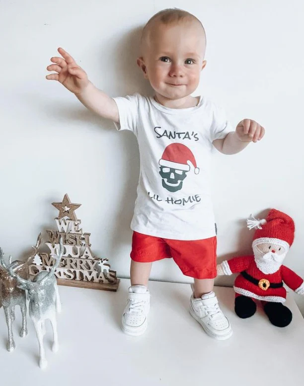 MLW By Design - Santa’s Little Homie Tee | Black or White - Image 3