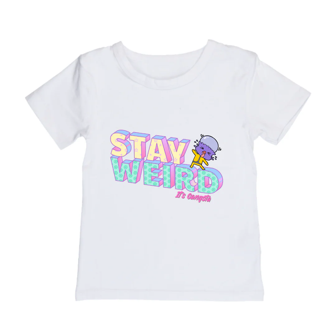 MLW By Design - Stay Weird Tee | White or Black (CLEARANCE) - Image 3