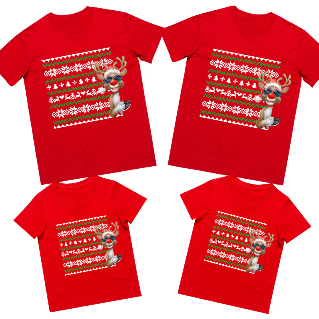 MLW By Design - Matching Ugly Christmas Tees | Various Colours - Image 2