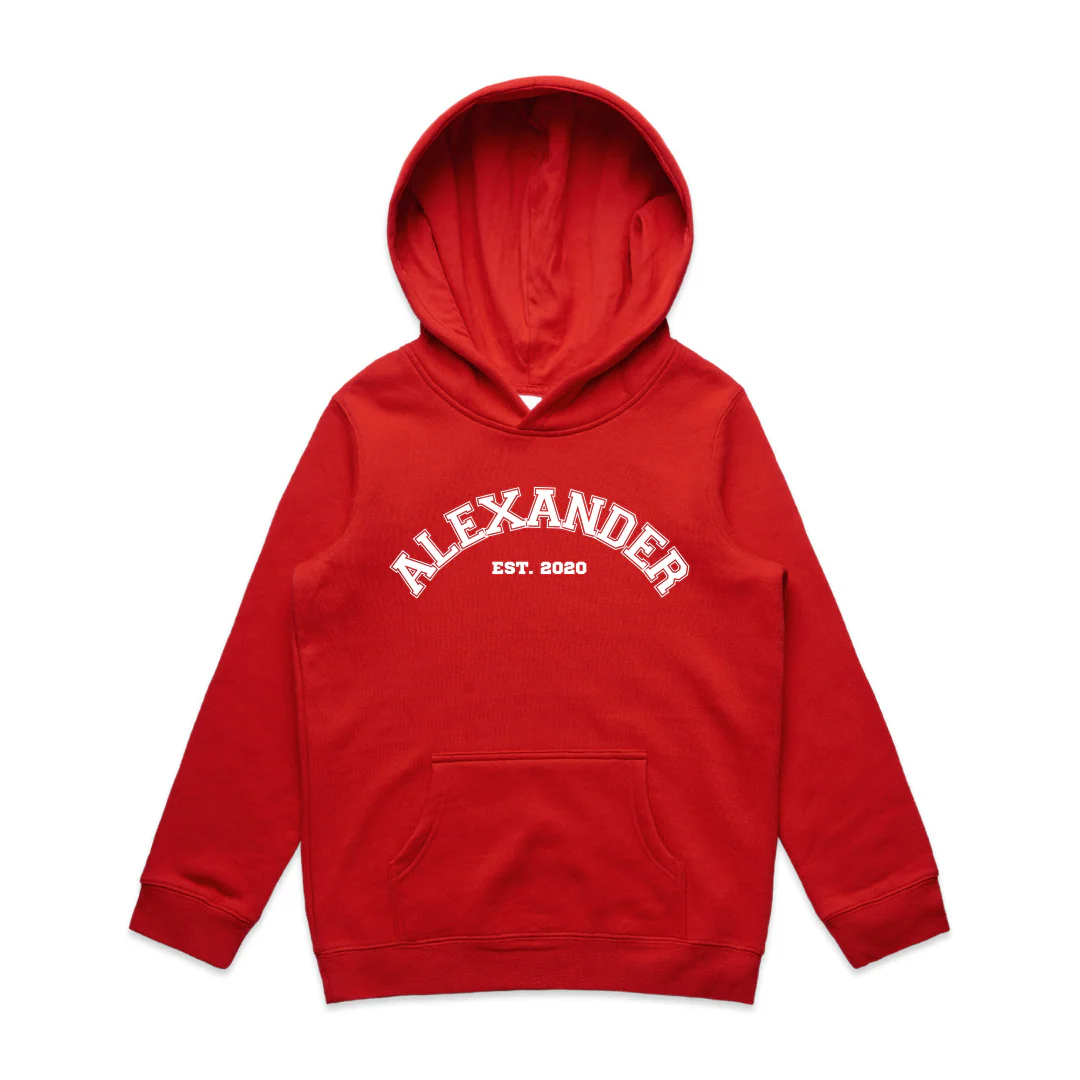 MLW By Design - Personalised Varsity Fleece Hoodie | Various Colours - Image 5