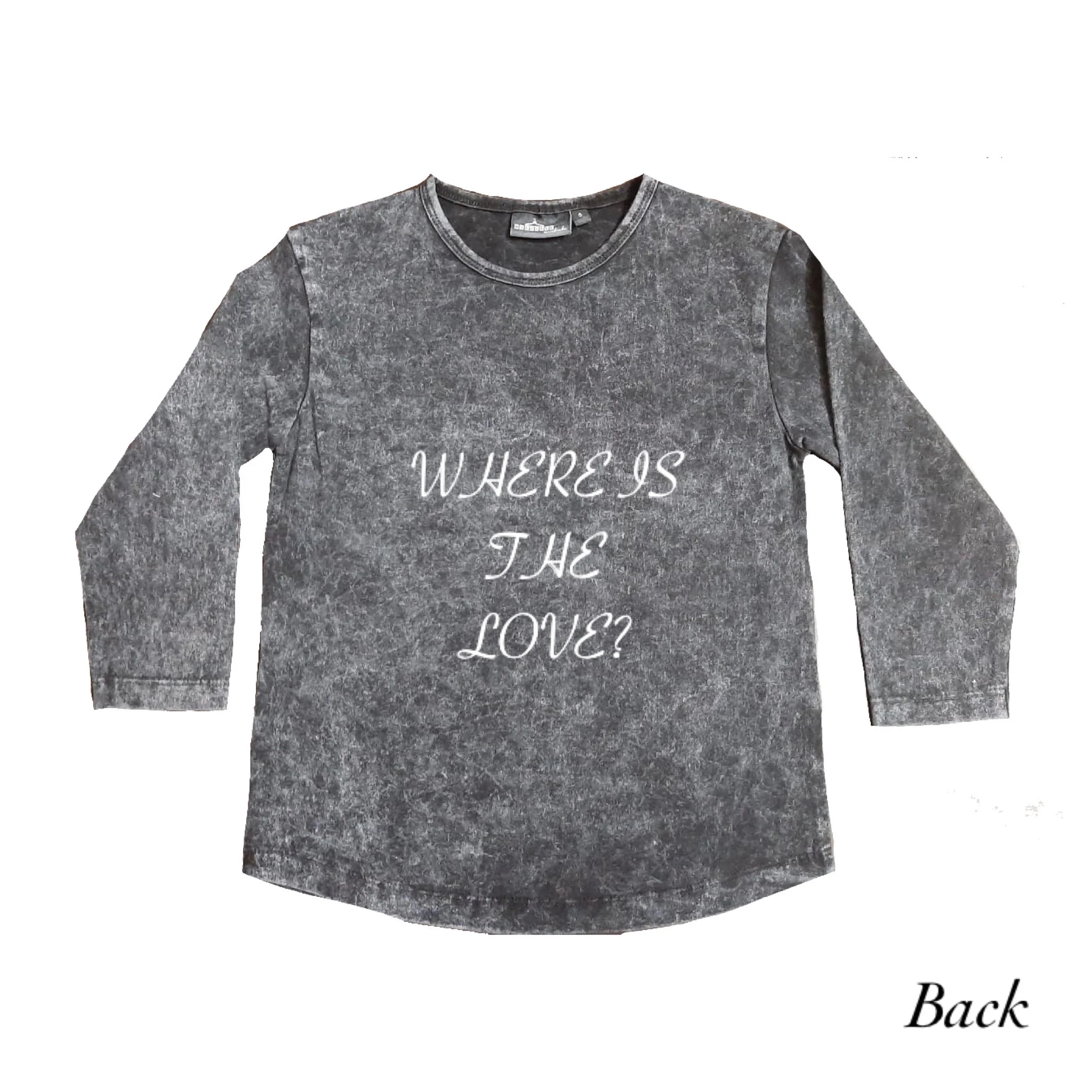 MLW By Design - Where Is The Love Stonewash Tee | Long or Short Sleeve - Image 3