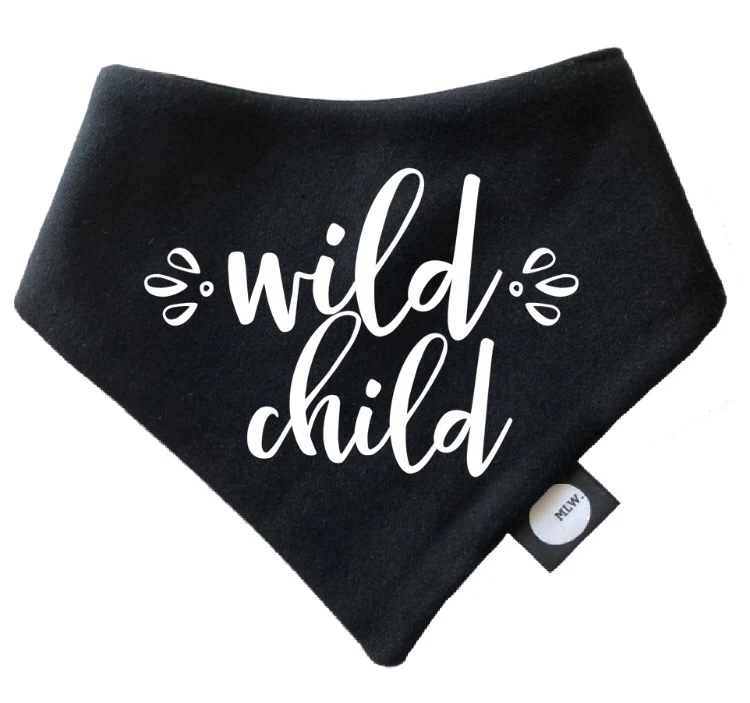 MLW By Design - Wild Child Bandana Bib | Various Colours *CLEARANCE* - Image 3