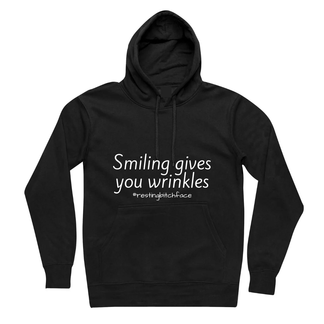 MLW By Design - Wrinkles Adult Fleece Hoodie | Black or Pink - Image 3