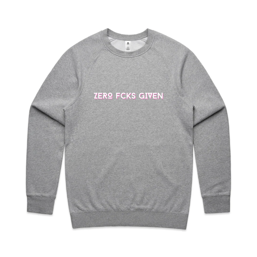 MLW By Design - Zro FCKS Adult Crew | Various Colours - Image 4