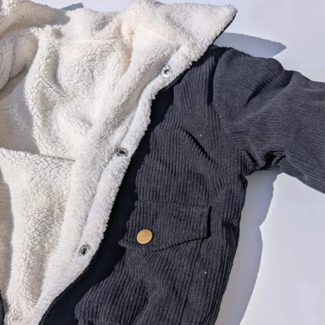 Moss Kids - Corduroy Fleece 'The Roy' Jacket (CLEARANCE) - Image 3