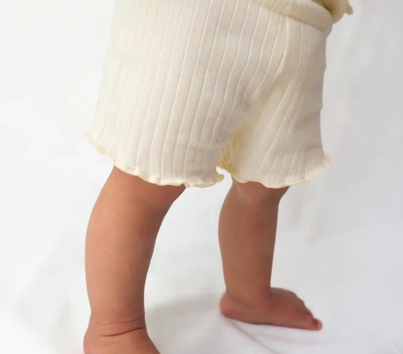 Moss Kids - Playroom Singlet & Short Set | Misty Yellow (CLEARANCE) - Image 4