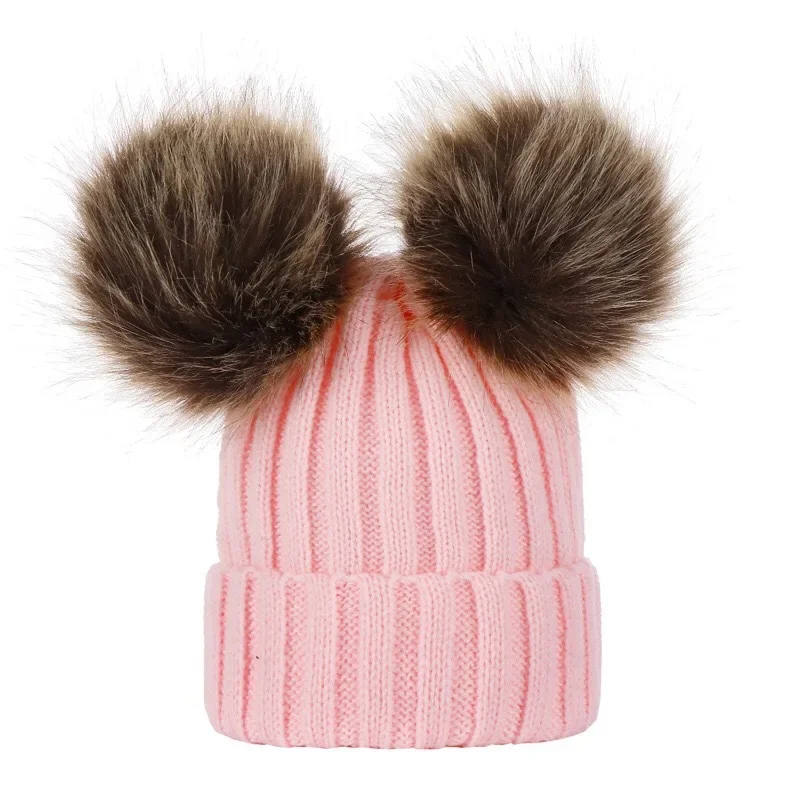 Double Pom Pom Beanie | 8 Colours - Image 3