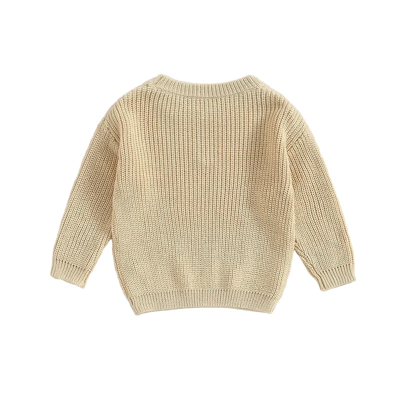 Floral Knit Jumper | Sand - Image 2