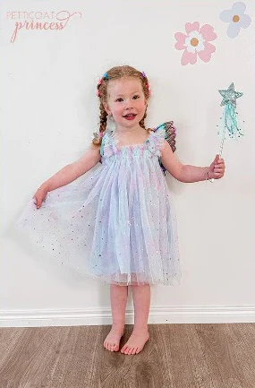 Petticoat Princess - Blue Rainbow Sparkle Dress - Image 2