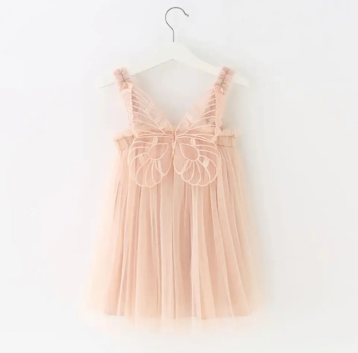 Petticoat Princess - Champagne Butterfly Dress