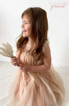 Petticoat Princess - Champagne Butterfly Dress - Image 2