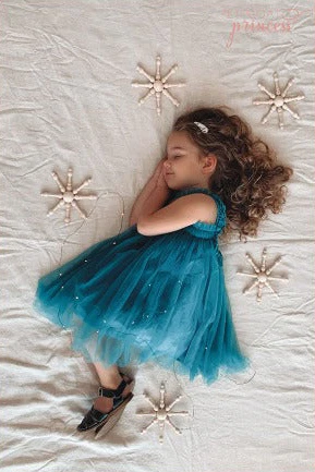 Petticoat Princess - Dark Teal Butterfly Dress - Image 2