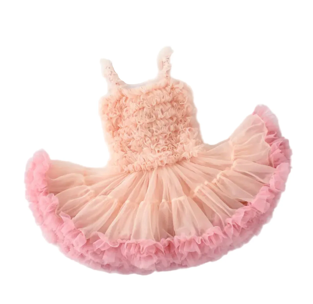 Petticoat Princess - Peach & Coral Pettidress
