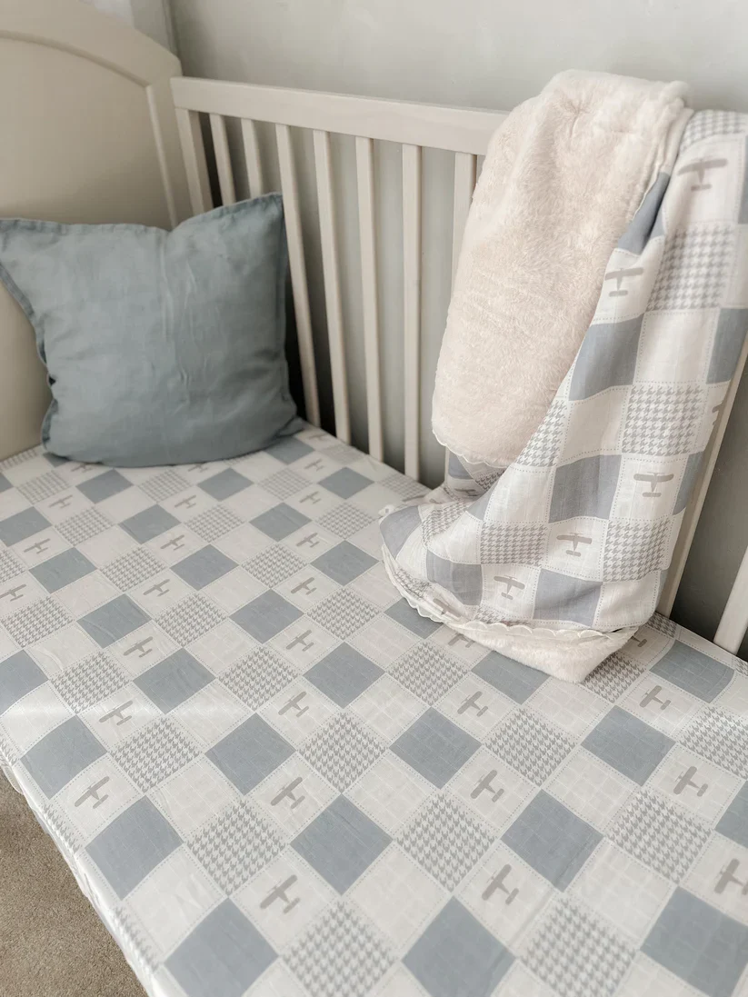Pop Ya Tot - Fitted Cot Sheet | Wright Flyer - Image 3
