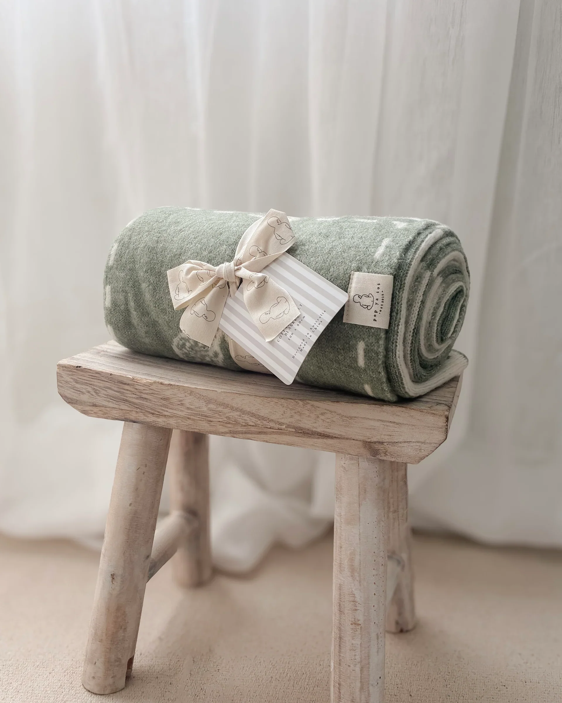 Pop Ya Tot - Knitted Blanket | Old Sport - Image 3