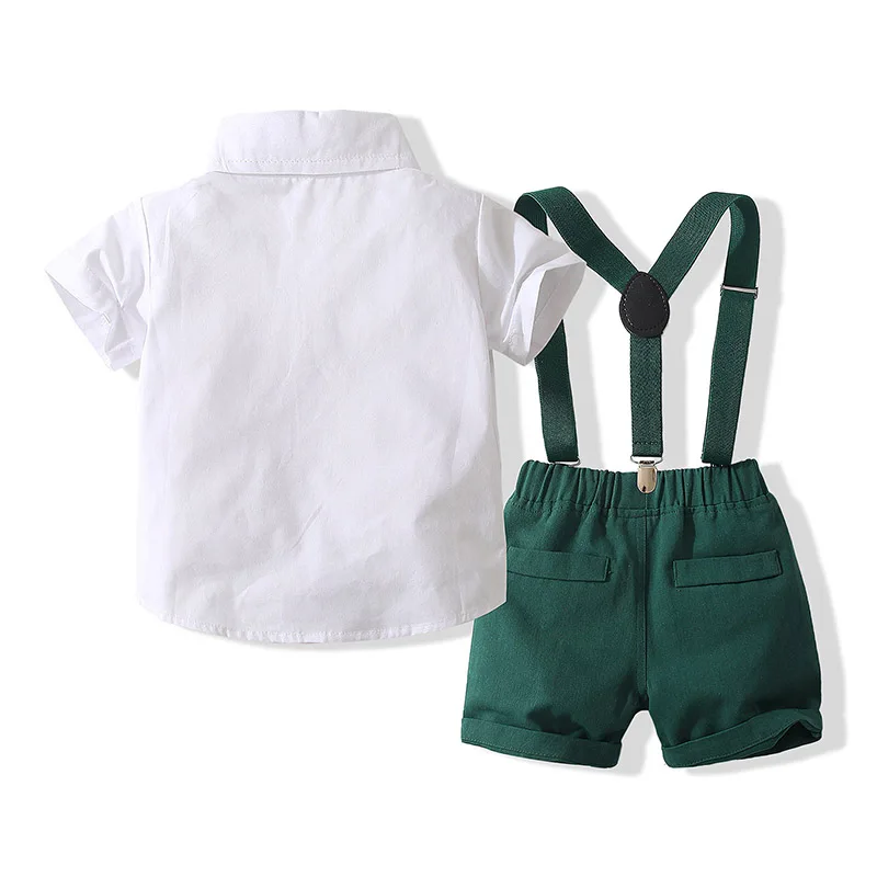 Preppy Green Suspender Set - Image 2