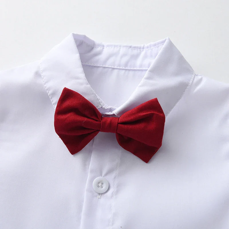 Preppy Red Suspenders Set - Image 5