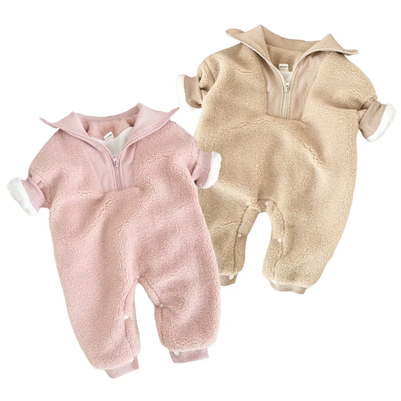 Sherpa Zip Romper | 2 Colours