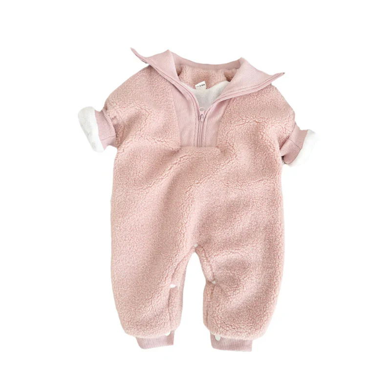 Sherpa Zip Romper | 2 Colours - Image 6