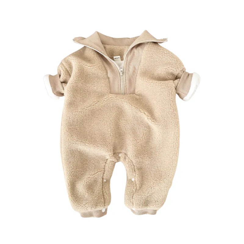 Sherpa Zip Romper | 2 Colours - Image 7