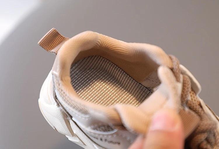 Chunky 3 Tone Sneakers | Brown - Image 5