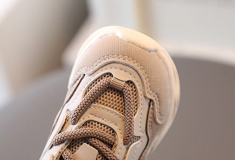 Chunky 3 Tone Sneakers | Brown - Image 7