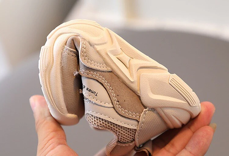 Chunky 3 Tone Sneakers | Brown - Image 9