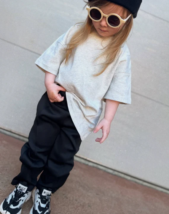 Chunky 3 Tone Sneakers | Black - Image 2