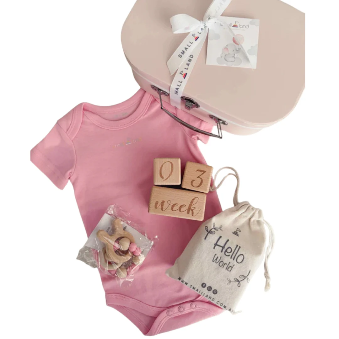Small Land - Small Baby Girl Gift Box | Newborn & Baby Shower Gift Box - Image 2