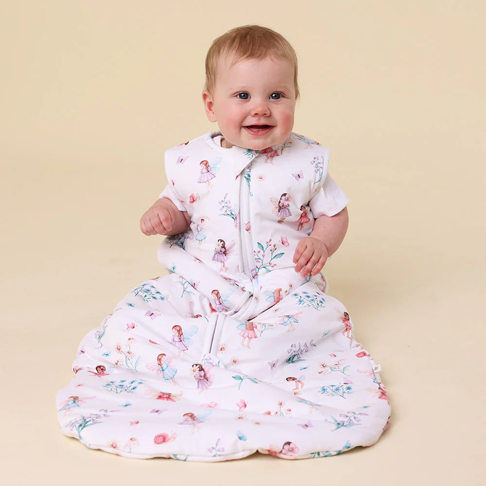 Snuggle Hunny Kids- 2.5 TOG Organic Sleeping Bag | Fairy Garden - Image 4