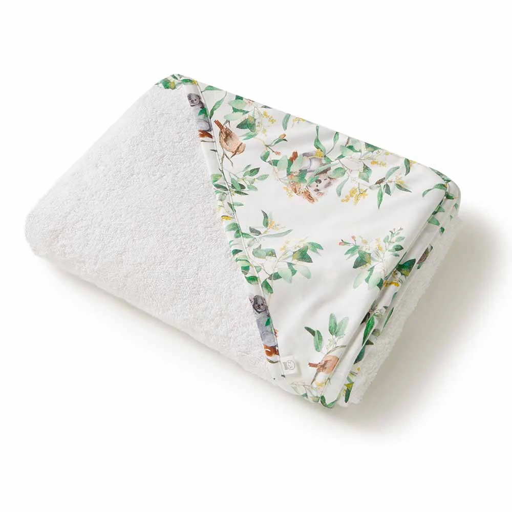 Snuggle Hunny Kids - Organic Hooded Baby Towel | Eucalypt - Image 3