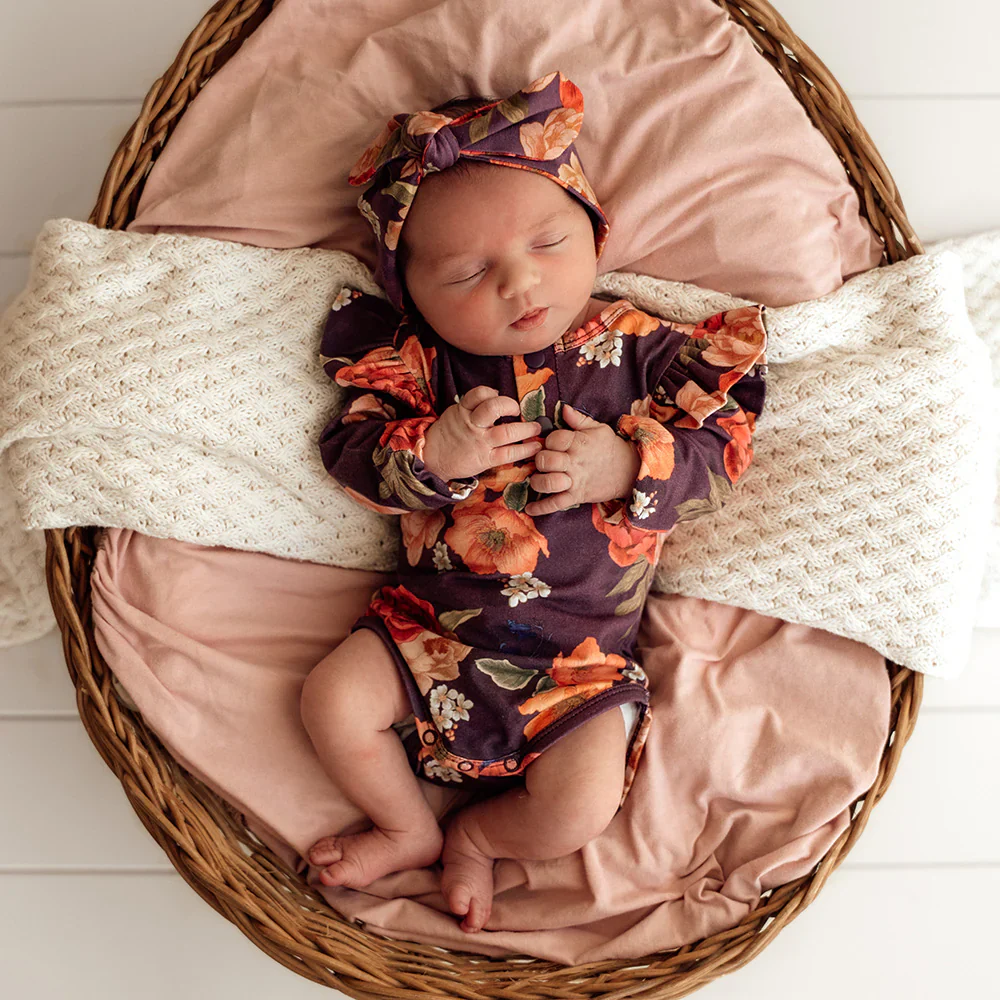 Snuggle Hunny Kids - Long Sleeve Organic Bodysuit | Sienna - Image 2