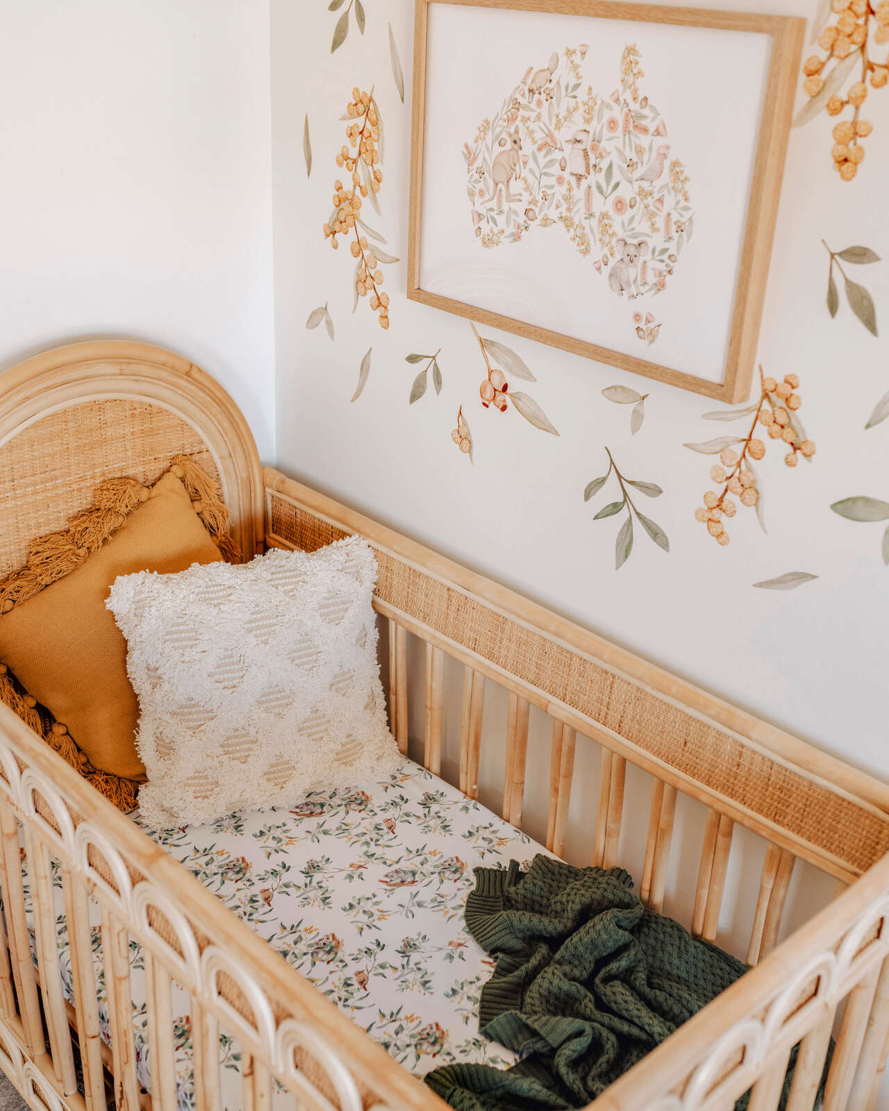 Snuggle Hunny Kids - Diamond Knit Baby Blanket | Olive - Image 4