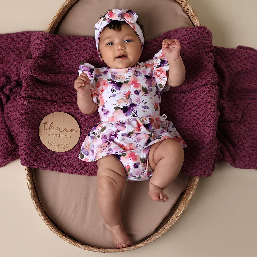 Snuggle Hunny Kids - Organic Dress | Blushing Beauty - Image 2