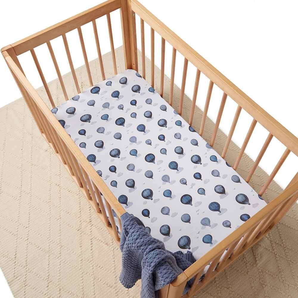 Snuggle Hunny Kids - Organic Fitted Cot Sheet | Cloud Chaser - Image 4