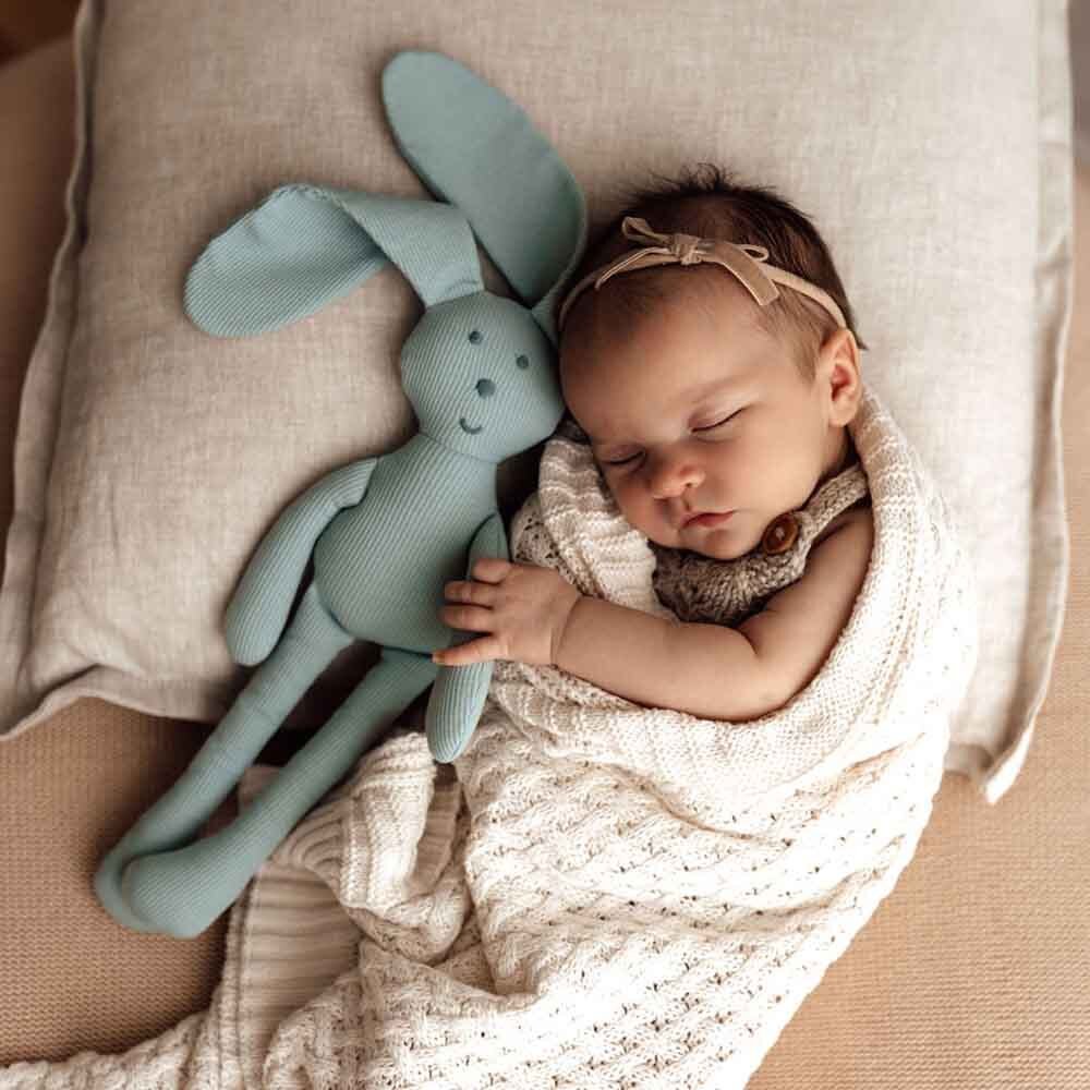Snuggle Hunny Kids - Organic Snuggle Bunny | Sage - Image 2