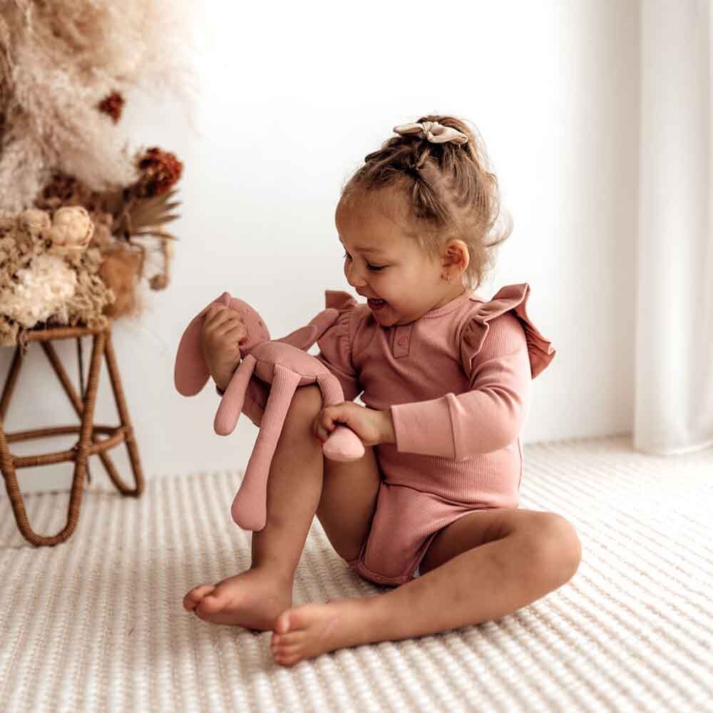 Snuggle Hunny Kids - Organic Snuggle Bunny | Rose - Image 5