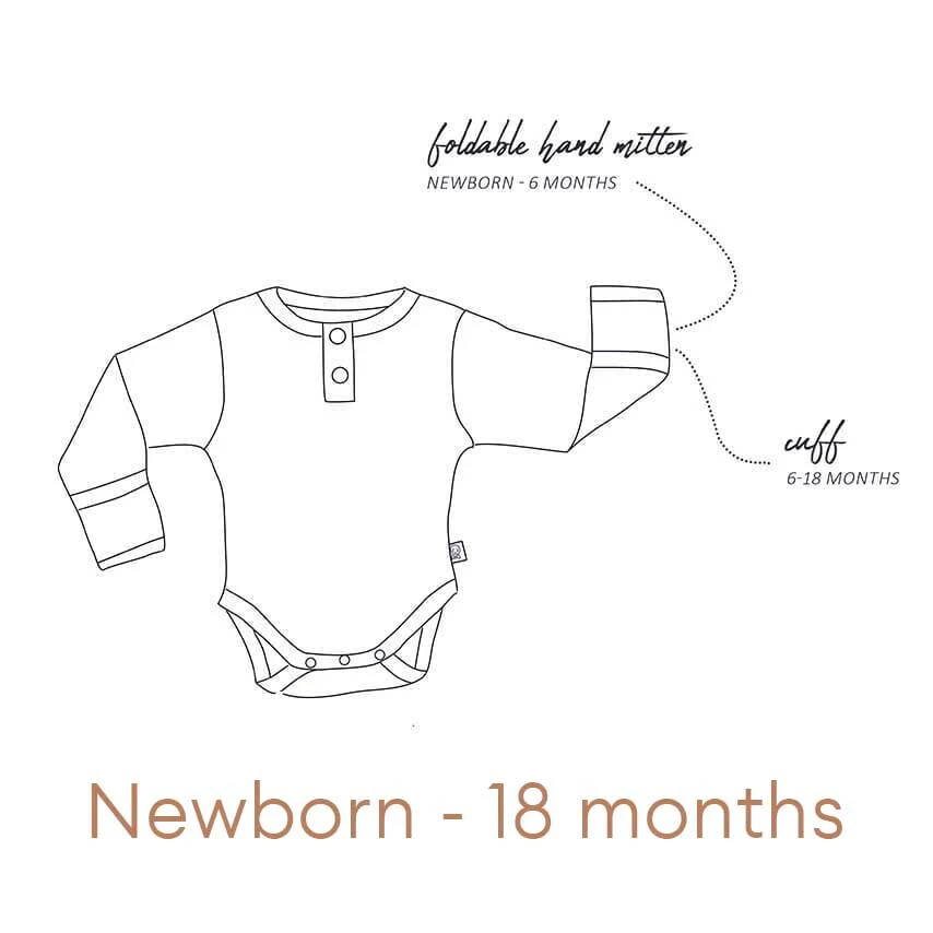 Snuggle Hunny Kids - Long Sleeve Organic Bodysuit | Rose - Image 4